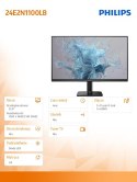 Monitor 24E2N1100LB VA 100Hz HDMI VGA Philips