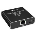 Rozdzielacz Splitter Ethernet mini SWITCH 1x3 RJ45 | 1000Mb/s | USB-C | Aluminium Qoltec