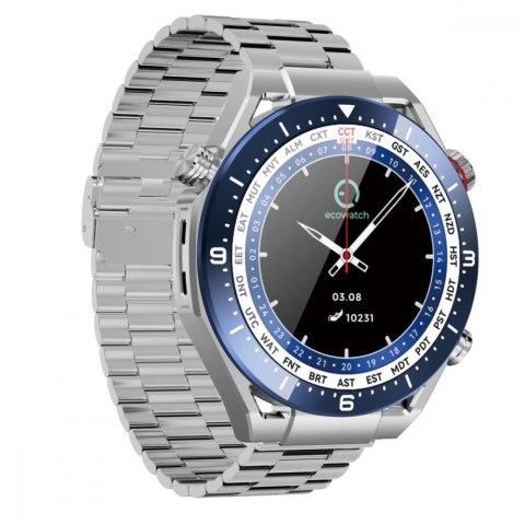 Smartwatch EW01 srebrny EcoWatch Smartwatch EW01 srebrny EcoWatch
