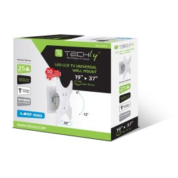 Uchwyt ścienny do TV 19-37cali LED/LCD obrotowy uchylny biały Techly