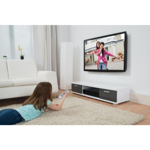 Uchwyt ścienny do TV 23-55cali LED/LCD 45kg slim 28mm biały Techly Uchwyt ścienny do TV 23-55cali LED/LCD 45kg slim 28mm biały Techly