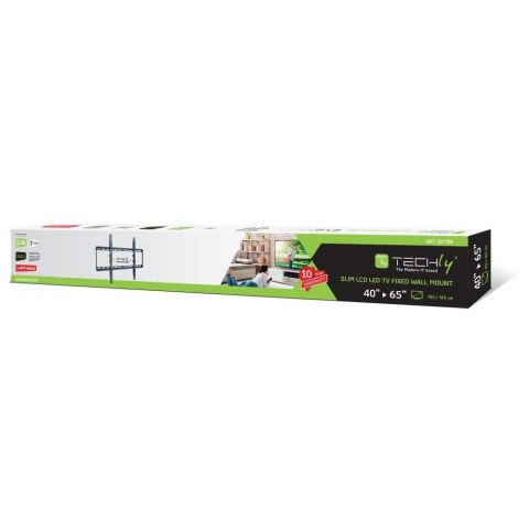 Uchwyt ścienny do TV 40-65 cali LED/LCD 50kg slim 28mm Techly