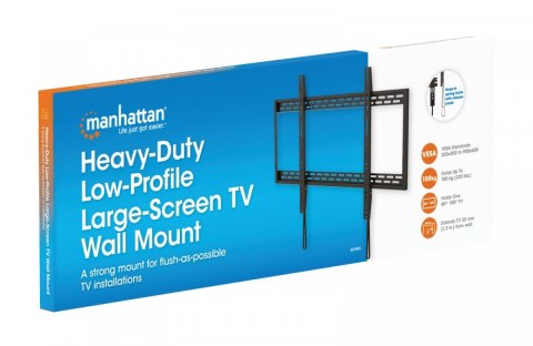 Uchwyt ścienny do TV 60-100cali LED/LCD 100kg slim 32mm Manhattan Uchwyt ścienny do TV 60-100cali LED/LCD 100kg slim 32mm Manhattan