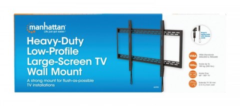 Uchwyt ścienny do TV 60-100cali LED/LCD 100kg slim 32mm Manhattan Uchwyt ścienny do TV 60-100cali LED/LCD 100kg slim 32mm Manhattan
