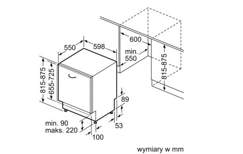 Zmywarka serie 6, 3 kosz SMD6ECX12E Bosch