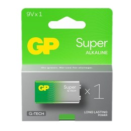 Bateria alkaliczna 6LR61 9V GP SUPER 1szt. (G-TECH) GP Battery