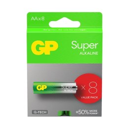 Baterie alkaliczne LR6/AA GP SUPER 8szt. (G-TECH) GP Battery
