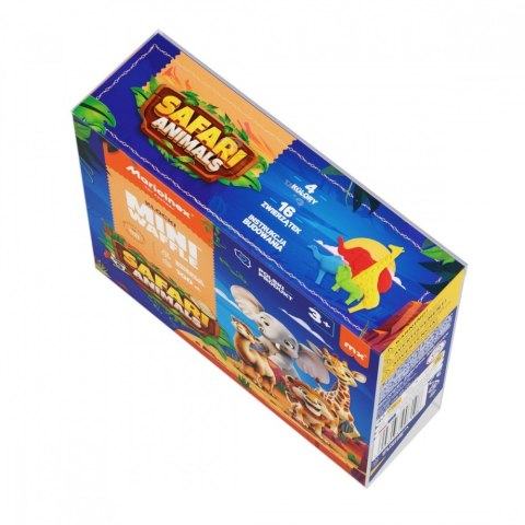 Klocki Mini Waffle - Zwierzęta Safari 100 elementów Marioinex