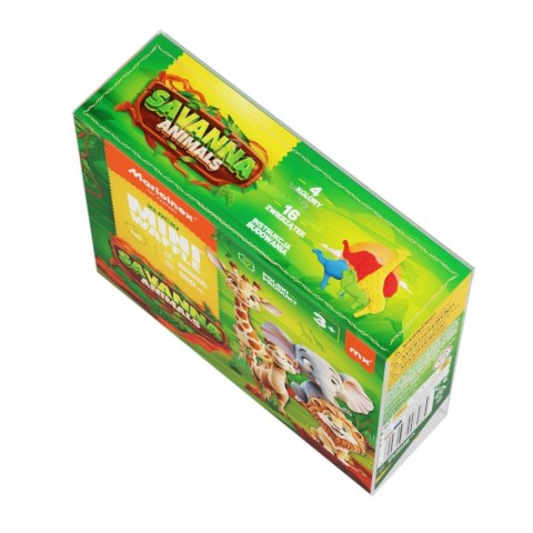 Klocki Mini Waffle - Zwierzęta Savanna 100 elementów Marioinex