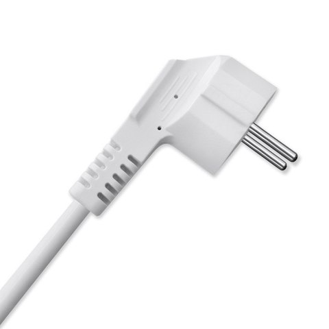 Kostka zasilająca przedłużacz 6w1 z podświetlanym włącznikiem | 3x AC | 2x USB | 1x USB-C PD 20W | biała | kabel 2m Qoltec Kostka zasilająca przedłużacz 6w1 z podświetlanym włącznikiem | 3x AC | 2x USB | 1x USB-C PD 20W | biała | kabel 2m Qoltec