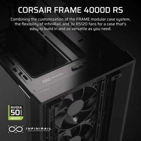 Obudowa FRAME 4000D RS Black Mid Tower ATX Corsair Obudowa FRAME 4000D RS Black Mid Tower ATX Corsair