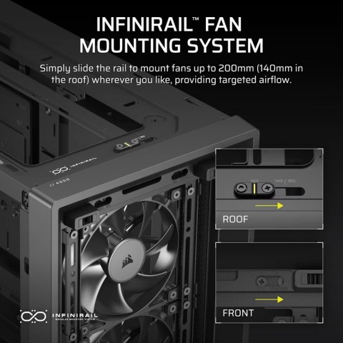 Obudowa FRAME 4000D RS Black Mid Tower ATX Corsair Obudowa FRAME 4000D RS Black Mid Tower ATX Corsair
