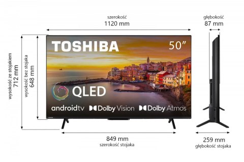 Telewizor QLED 50 cali 50QA2363DG Toshiba