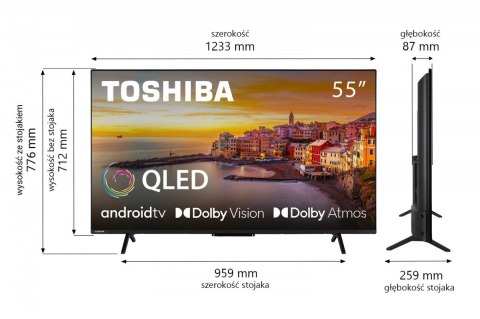 Telewizor QLED 55 cali 55QA2363DG Toshiba