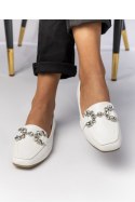DAMSKIE MOKASYNY ELEA WHITE - Inello