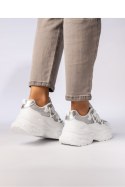 DAMSKIE SNEAKERS VIVIAN WHITE - Inello