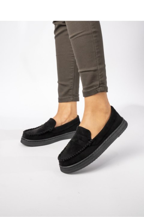 Damskie Mokasyny ? Czarny, Zamszowe Martina BLACK - Inello Damskie Mokasyny ? Czarny, Zamszowe Martina BLACK - Inello