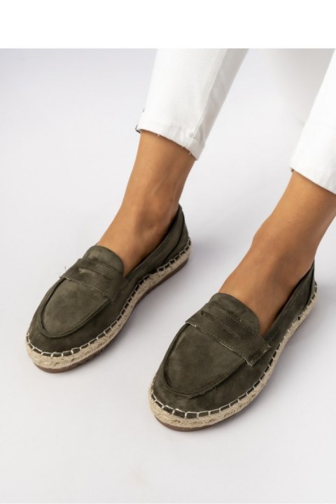 Damskie Mokasyny ? Khaki LUMI GREEN - Inello Damskie Mokasyny ? Khaki LUMI GREEN - Inello