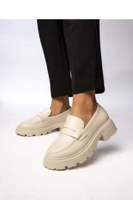 Damskie Mokasyny VIA GIULIA BEIGE - Inello