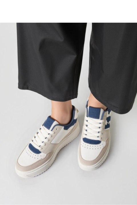 Damskie Sneakersy NORVIN ? White/Blue - Inello Damskie Sneakersy NORVIN ? White/Blue - Inello