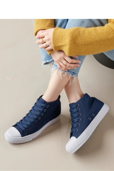 Damskie Trampki LIVIO NAVY - Inello Damskie Trampki LIVIO NAVY - Inello