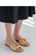 Sandał Klapki Model Bali GQ8-056 Beige - Inello
