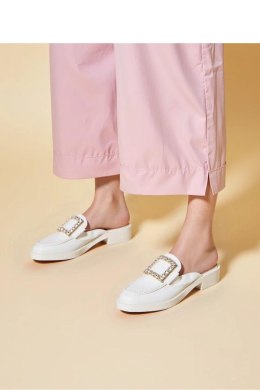 Sandał Klapki Model Elowen 2527-2 White - Inello