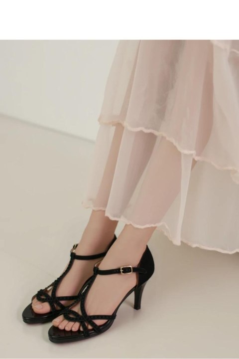 Sandały Model Talia R4L9206-12 Black - Inello Sandały Model Talia R4L9206-12 Black - Inello