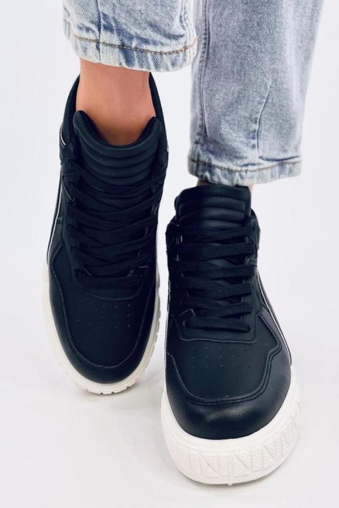 Sneakersy za kostkę GAHINE BLACK - Inello Sneakersy za kostkę GAHINE BLACK - Inello