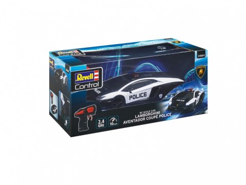 Auto zdalnie sterowane RC Scale Car Lamborghini Aventador Police Revell RC Auto zdalnie sterowane RC Scale Car Lamborghini Aventador Police Revell RC