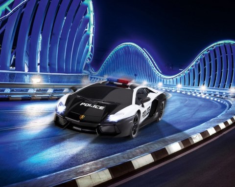 Auto zdalnie sterowane RC Scale Car Lamborghini Aventador Police Revell RC Auto zdalnie sterowane RC Scale Car Lamborghini Aventador Police Revell RC