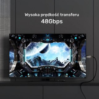 Kabel optyczny HDMI 2.1 AOC 8K 120Hz 10m; C11085GY01-10M