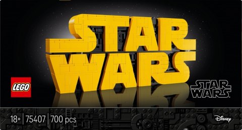 Klocki Star Wars 75407 Logo Star Wars zbudowane z klocków LEGO