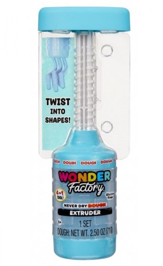 Masa plastyczna Wonder Factory Never Dry Dough, niebieski