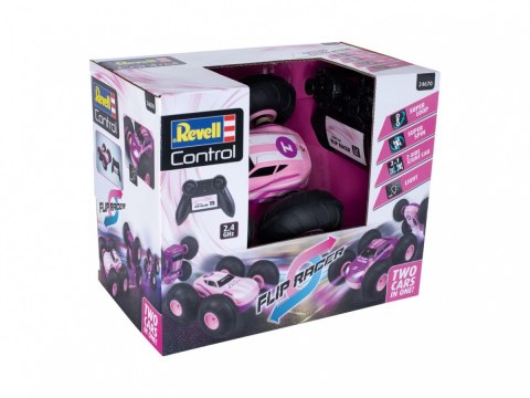 Pojazd zdalnie sterowany RC Stunt Car Flip Racer - różowy Revell RC Pojazd zdalnie sterowany RC Stunt Car Flip Racer - różowy Revell RC