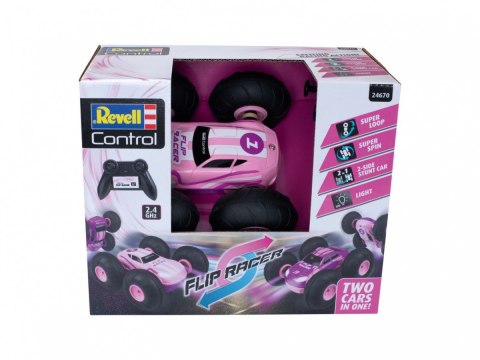 Pojazd zdalnie sterowany RC Stunt Car Flip Racer - różowy Revell RC Pojazd zdalnie sterowany RC Stunt Car Flip Racer - różowy Revell RC