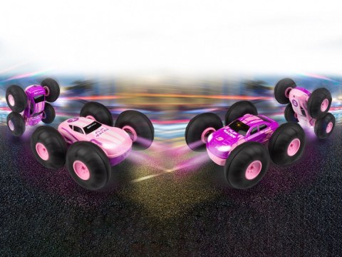 Pojazd zdalnie sterowany RC Stunt Car Flip Racer - różowy Revell RC Pojazd zdalnie sterowany RC Stunt Car Flip Racer - różowy Revell RC