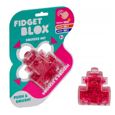 Spinner Fidget Blox Squeeze Me czerwony Goliath