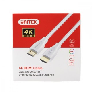Kabel HDMI 2.0 4K 60Hz; 1m C11090AWH03-3M Biały