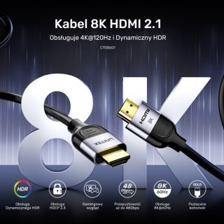 Kabel HDMI 2.1 8K 60Hz 3m; C11086GY01-3M