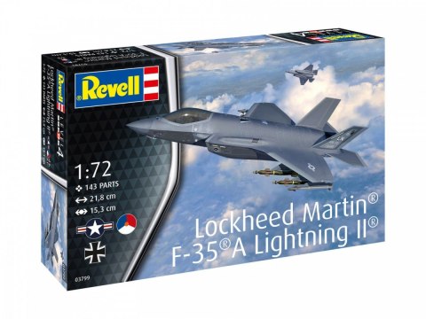 Model plastikowy Lockheed Martin F-35A Lightning II 1/72 Revell Model plastikowy Lockheed Martin F-35A Lightning II 1/72 Revell
