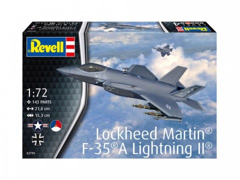 Model plastikowy Lockheed Martin F-35A Lightning II 1/72 Revell Model plastikowy Lockheed Martin F-35A Lightning II 1/72 Revell