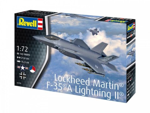 Model plastikowy Lockheed Martin F-35A Lightning II 1/72 Revell Model plastikowy Lockheed Martin F-35A Lightning II 1/72 Revell