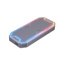Obudowa dysku SSD M.2 NVMe/SATA 10Gbps, RGB; S1210B Unitek