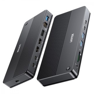 Stacja dokująca 13w1 USB-C, HDMI 2.1,DP 2.0,RJ45,10GBPs;D1104A01 Unitek
