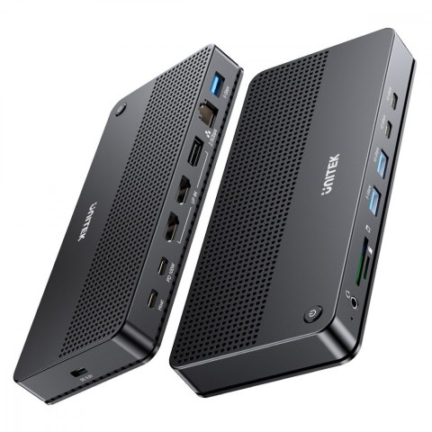 Stacja dokująca 13w1 USB-C, HDMI 2.1,DP 2.0,RJ45,10GBPs;D1104A01 Unitek