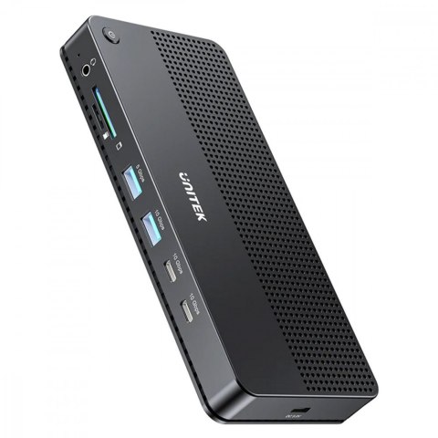Stacja dokująca 13w1 USB-C, HDMI 2.1,DP 2.0,RJ45,10GBPs;D1104A01 Unitek Stacja dokująca 13w1 USB-C, HDMI 2.1,DP 2.0,RJ45,10GBPs;D1104A01 Unitek