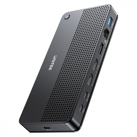 Stacja dokująca 13w1 USB-C, HDMI 2.1,DP 2.0,RJ45,10GBPs;D1104A01 Unitek Stacja dokująca 13w1 USB-C, HDMI 2.1,DP 2.0,RJ45,10GBPs;D1104A01 Unitek