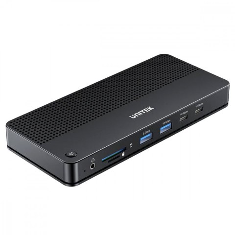 Stacja dokująca 13w1 USB-C, HDMI 2.1,DP 2.0,RJ45,10GBPs;D1104A01 Unitek Stacja dokująca 13w1 USB-C, HDMI 2.1,DP 2.0,RJ45,10GBPs;D1104A01 Unitek