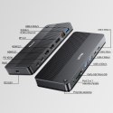 Stacja dokująca 13w1 USB-C, HDMI 2.1,DP 2.0,RJ45,10GBPs;D1104A01 Unitek